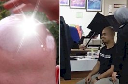 Kepala Botaknya Terlalu Mengkilap Saat Foto Paspor, Petugas Tutupi dengan Pedal