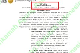 Ini Isi Lengkap Putusan MA yang Jadi Senjata Prabowo-Sandi di MK