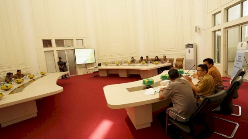 Suasana FGD BPJS Kesehatan dan BPJS Ketenagakerjaan di Pemkot Palopo.