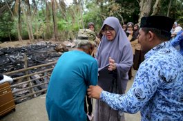 TP PKK Barru Santuni Korban Kebakaran