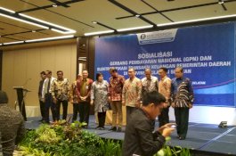 Bupati Sidrap Ikuti Sosialisasi GPN dan Elektronisasi Transaksi Keuangan