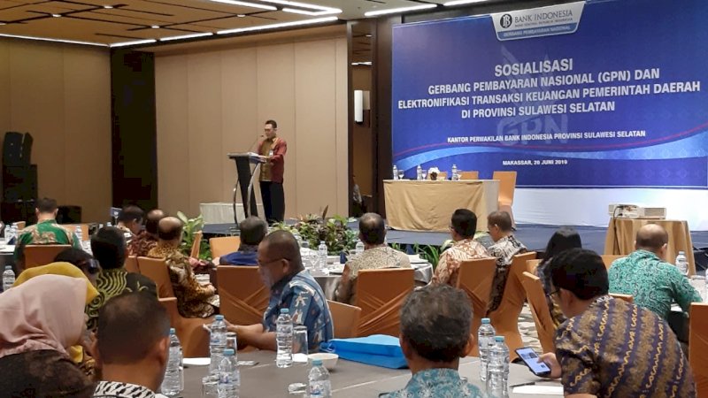 Bupati Bantaeng Hadiri Sosialisasi Elektronifikasi Keuangan Bank Indonesia