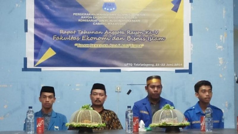 Suasana RTAR PMII FEBI Komisariat UIN Alauddin.