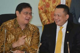 Caketum Golkar Airlangga dan Bamsoet Sudah Minta Restu Jusuf Kalla