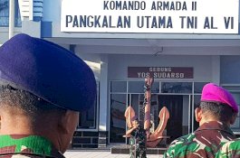 Perkenalkan Diri, Aslog Danlantamal VI Motivasi Prajurit dengan Kata-Kata yang Menyentuh