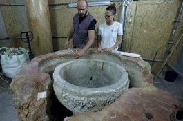 Bejana Pembaptisan Kuno Ditemukan di Tempat Kelahiran Yesus di Palestina