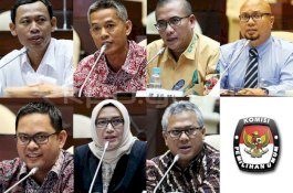 Sebelum ke MK, 7 Komisioner KPU Jalani Sidang di DKPP