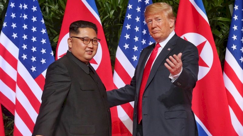Donald Trump dan Kim Jong Un