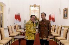 Datang Temui Jokowi, Nurdin Halid Harap Prioritas Pembangunan di Sulsel