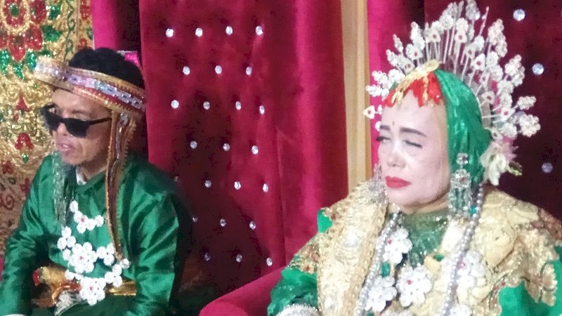 Jodoh Tak ke Mana, Pasangan Tunanetra di Bulukumba Ini Menikah di Usia 60 Tahun