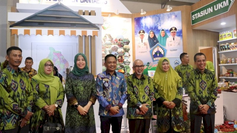 Bupati Bantaeng Dr Ilham Azikin menghadiri Apkasi Otonomi Expo (AOE) di Jakarta, Rabu (3/7/2019). 
