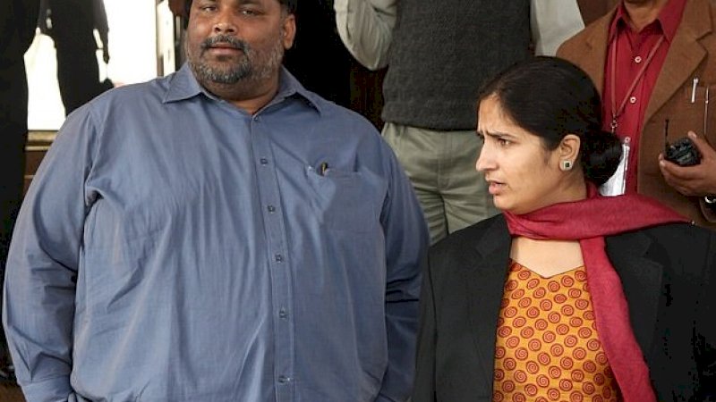 Rajesh Ranja bersama istrinya (Getty Images)