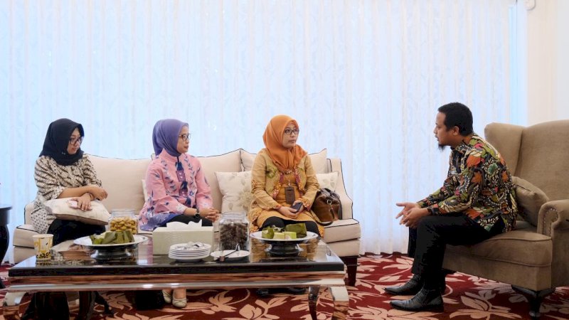 Wagub Sulsel Terima Kunjungan Tim Humas KPK, Ini yang Dibahas