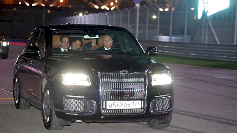Aurus Senat, mobil Presiden Rusid, Vladimir Putin.