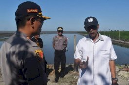 Kapolres Sidrap Dampingi Tim BIK Polri Kunjungi Lokasi Banjir