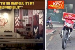 Jempol...Bos KFC Antar Sendiri Pesanan Pelanggan Saat Anak Buahnya Telat