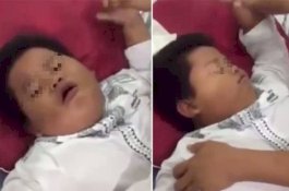 Bikin Panik, Video Bocah Pura-pura Pingsan Saat Disunat