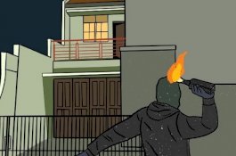 Usai Lempar Molotov ke Asrama Mahasiswa Luwu Raya, Tiga Pemotor Kabur