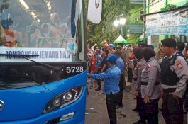 110 Personel Polres Gowa Jaga Keberangkatan CJH