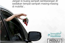 Komunitas Peduli Gowa Ajak Pengunjung Beautiful Malino 2019 Jaga Kebersihan