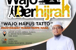 Sabtu, Mahtan Hapus Tato Warga Kabupaten Wajo