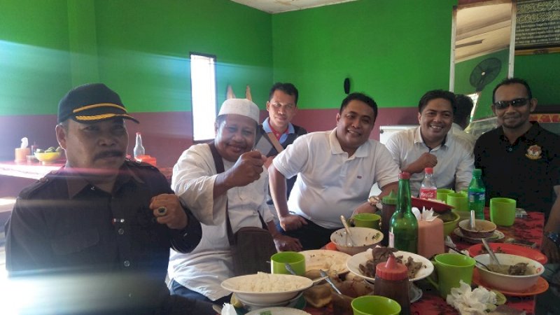 Ketua Markas Daerah Laskar Merah Putih Perjuangan (LMPP) Sulawesi Selatan, Muhammad Nur menghadiri undangan silaturahmi Forum Massa Jeneponto, Kamis (11/7/2019).