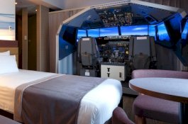 Hotel ini Dilengkapi Dengan Simulator Penerbangan Boeing 737