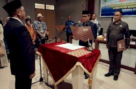 Zul Asqar Resmi Jabat Direktur Utama PDAM Sidrap