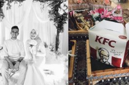 Bukan Uang dan Emas, Mempelai Wanita Ini Minta KFC sebagai Mahar
