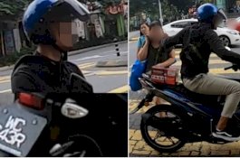 Vlogger Malaysia Tak Sengaja Rekam Wajah Jambret dan Plat Motornya