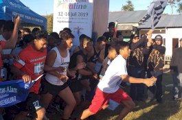 Wabup Gowa Lepas Peserta Lari Lintas Alam 10 K