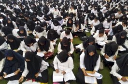 1.550 Camaba Universitas Mega Rezky Gel. 4 Ikuti Tes Tulis