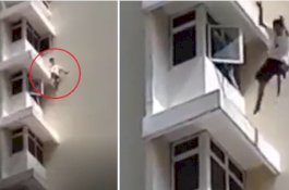 Detik-detik Bocah Terjun dari Bangunan Tinggi Setelah Smartphonenya Disita Orang Tua