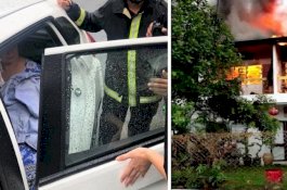 Pria Heroik Lari ke Gedung yang Terbakar Selamatkan Wanita Lumpuh