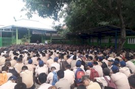 1.024 Siswa SMP Negeri 3 Sungguminasa Kompak Doakan Kesembuhan IYL