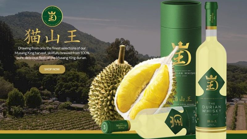 Kini Sudah Ada Whiskey Durian, Bisa Mabuk Durian Sebenarnya