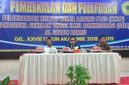 STIA Al Gazali Barru Lepas 293 Mahasiswa Jalani KKLP