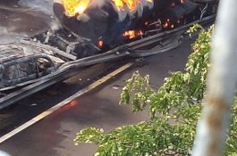 Truk Tangki Pertamina Terbakar di Tol, 3 Orang Tewas