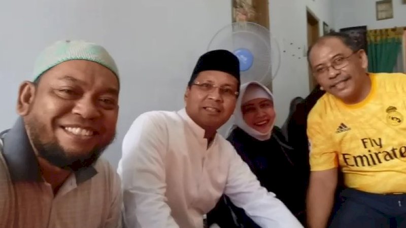 Momen pertemuan Danny Pomanto dan Ilham Arief Sirajuddin di kediaman Hidayat Nahwi Rasul.