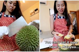 Viral, Gadis Jepang Kecanduan Durian Setelah Mengunjungi Malaysia untuk Liburan