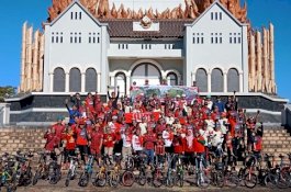 Komunitas Sepeda Lipat Makassar (SLIM) Launching Event Nasional Ma'Seli