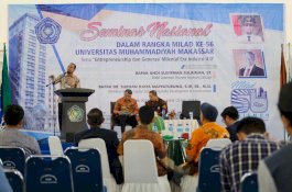 Wagub Sulsel Paparkan Revolusi Industri 4.0 di Hadapan Mahasiswa Unismuh