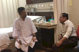 Jelang Musda, Nurdin Halid Sempatkan Jenguk SYL di Jakarta