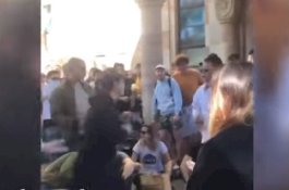 Video Bentrokan Mahasiswa China dan Mahasiswa Pro Hong Kong di Brisbane