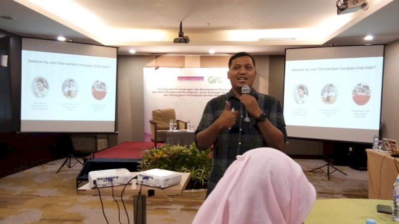 Ahmad Hidayat, City Manager Grab Makassar.