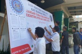 Tanda Tangan Petisi, FSPBB Tolak Pengalihan LNG ke PGN