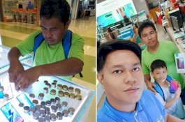 Tabung Koin Setiap Hari, Ayah Pekerja Keras Ini Bisa Belikan Putranya Sebuah Smartphone