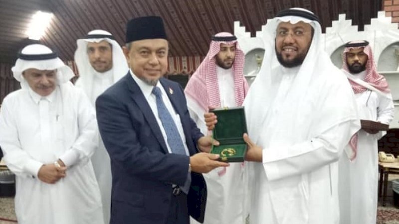 Tamsil Linrung dalam sebuah kesempatan di Arab Saudi.