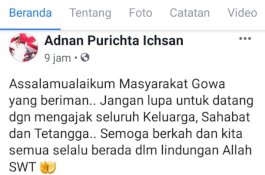 Masih di Jepang Temani Ayah, Adnan Purichta Ajak Warga Ramaikan Tablig Akbar Gowa Berhijrah