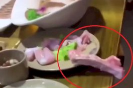 Heboh! Video Viral Dada Ayam Mentah Berjalan Sendiri di Atas Meja